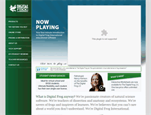 Tablet Screenshot of digitalfrog.com